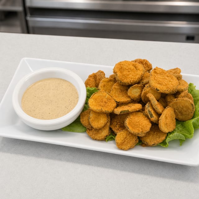 Fried Pickle Chips.